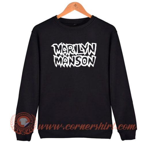 Marilyn Manson Classic Logo line Sweatshirt
