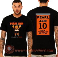 Pearl Jam 10 South Philadelphia Flyers T-Shirt On Sale