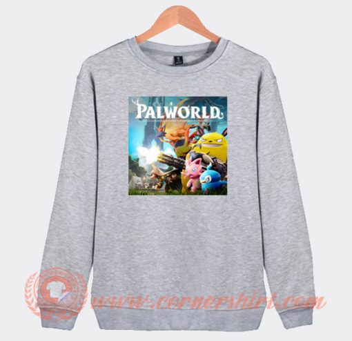Pokemon Palworld With Gun Sweatshirt
