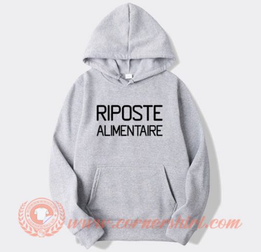 Riposte Alimentaire Hoodie On Sale