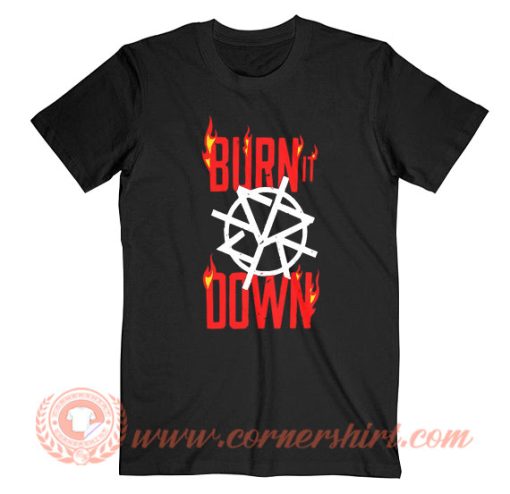 Seth Freakin Rollins Burn It Down T-Shirt On Sale