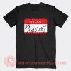The Miz Hello I'm Awesome T-Shirt On Sale