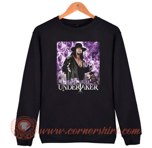 The Undertaker Purple Flames Sweatshirt