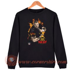 WWE Bam Bam Bigelow Flame Sweatshirt