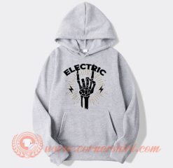 Electric Skeleton Hand Rock Hoodie On Sale