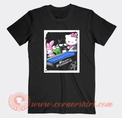 Hello Kitty Fast And Furious T-Shirt On Sale