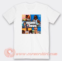 Miami Heat Grand Theft Auto Parody T-Shirt On Sale