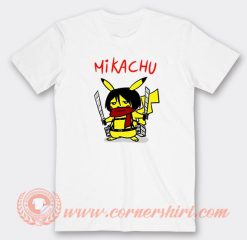 Mikachu Pikachu Samurai T-Shirt On Sale