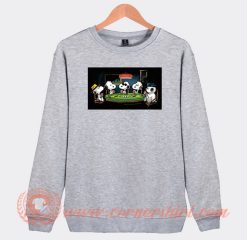 Snoopy Peanuts Dogs Playing Poker Sweatshirt
