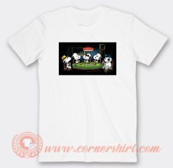 Snoopy Peanuts Dogs Playing Poker T-Shirt On Sale