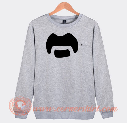Frank Zappa Mustache Sweatshirt