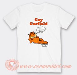Gay Garfield Lasagna And Cock T-Shirt On Sale