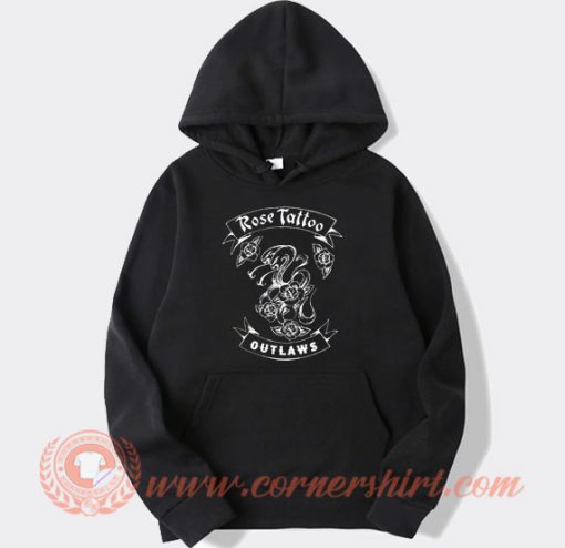 Rose Tattoo Outlaws Hoodie On Sale