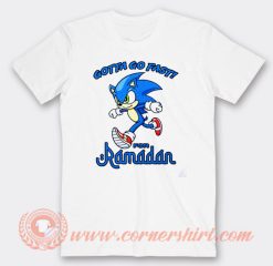 Sonic Gotta Go Fast For Ramadan T-Shirt On Sale