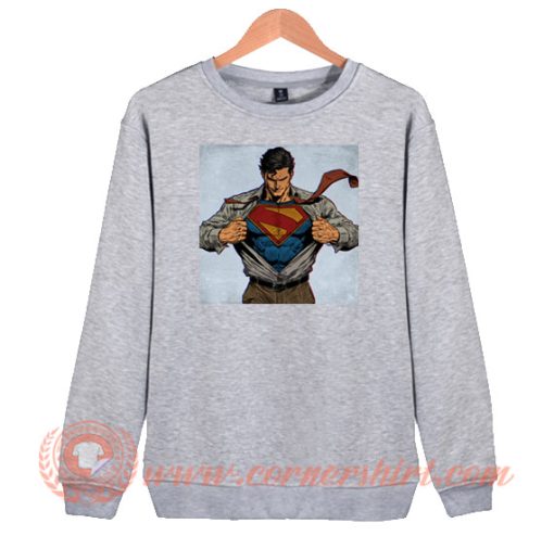 Superman Drawing Sweatshirt