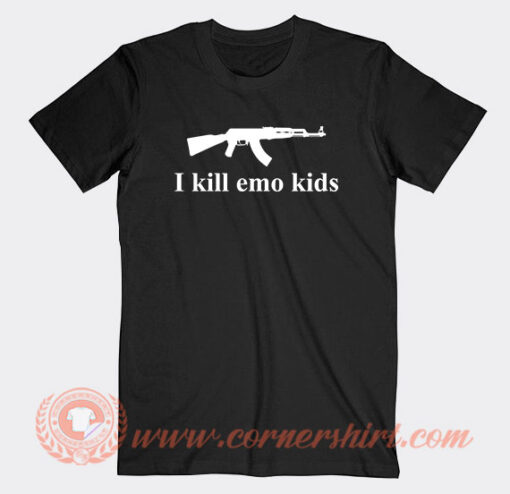 I Kill Emo Kids T-Shirt On Sale