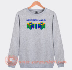 Nin Nine Inch Nails Mashup Nintendo Sweatshirt