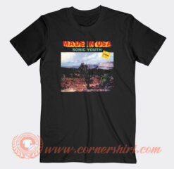 Sonic Youth Made in USA T-Shirt On Sale