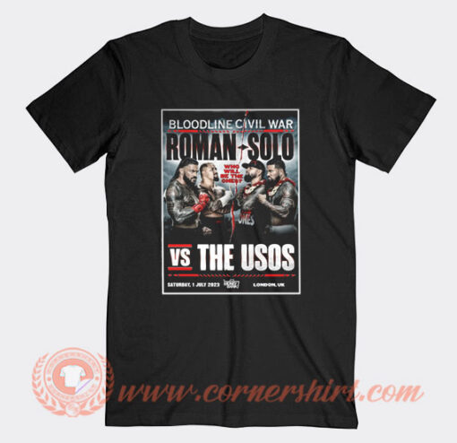 WWE MITB Bloodline Civil War T-Shirt On Sale