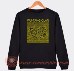Wu-Tang Yellow Logo Clan Joy Division Sweatshirt