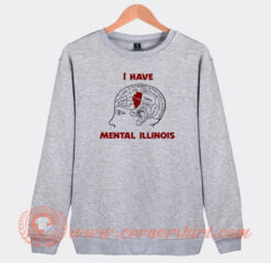 I Have Mental Illinois Sweatshirt On Sale