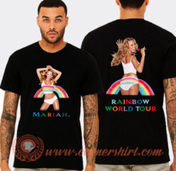 Mariah Carey Rainbow World Tour T-Shirt On Sale