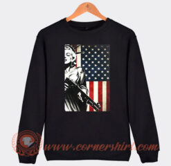 Marilyn Monroe Liberty Gangster Sweatshirt