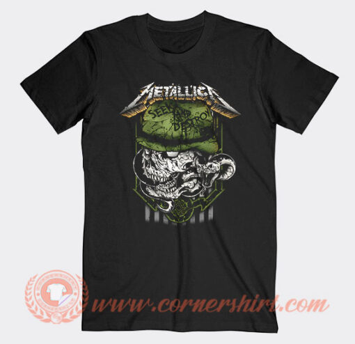 Metallica Seek And Destroy T-Shirt On Sale