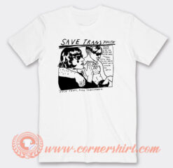 Save Trans Youth Sonic Youth T-Shirt On Sale