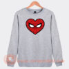 Spiderman Mary Jane Heart Sweatshirt
