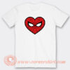 Spiderman Mary Jane Heart T-Shirt On Sale