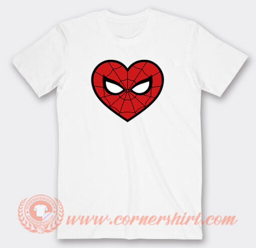 Spiderman Mary Jane Heart T-Shirt On Sale