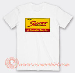 Vintage Drink Squirt It Quenches Quicker Logo T-Shirt
